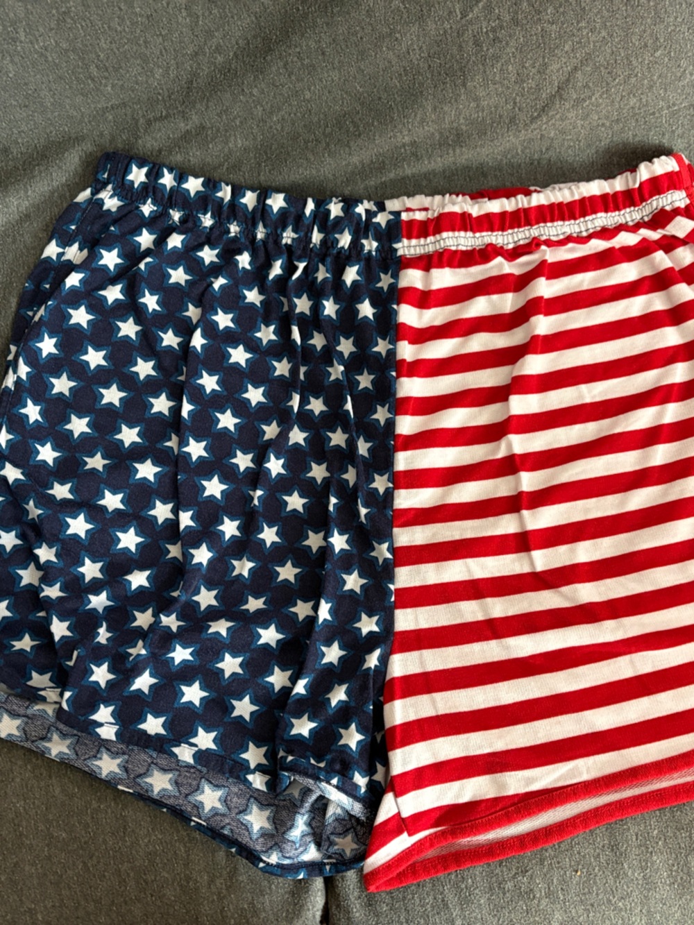 Bobbie Brooks Red, White & Blue Star and Stripe Shorts